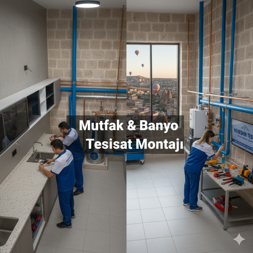 Nevşehir Mutfak ve Banyo Tesisat Montajı